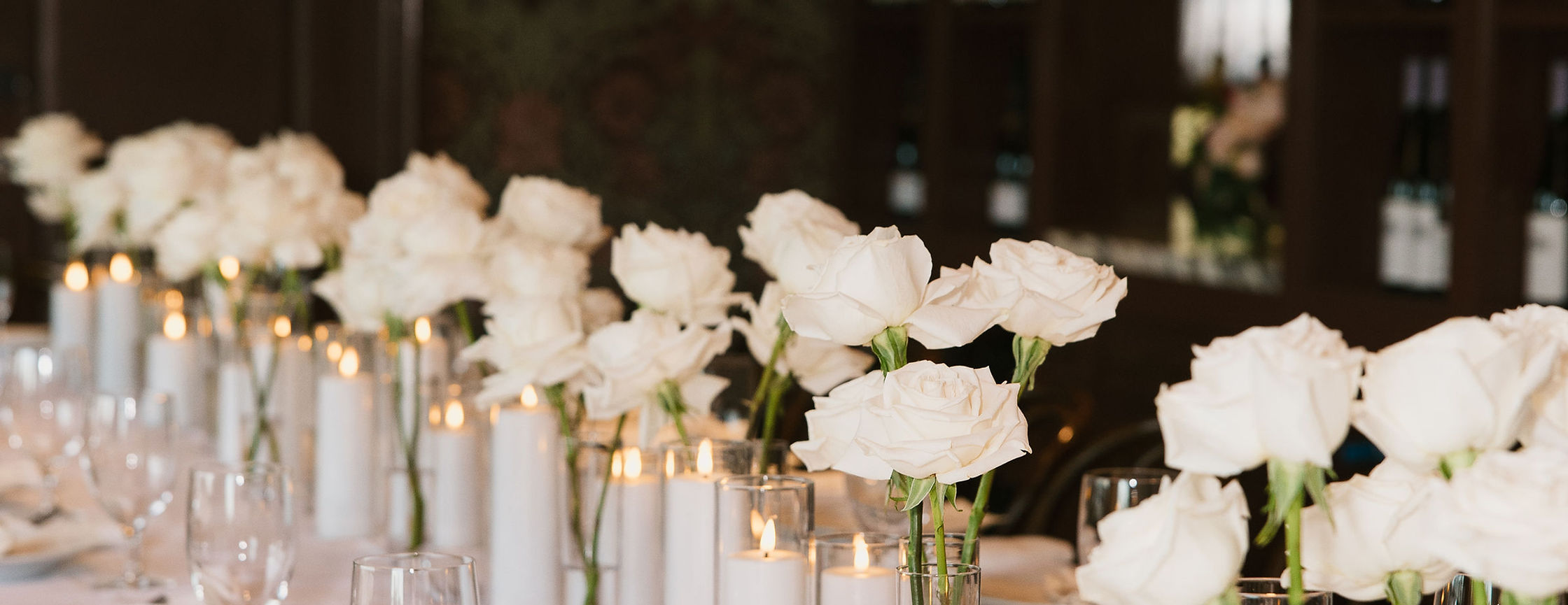 Lush floral arrangement by Cass Custom Florals